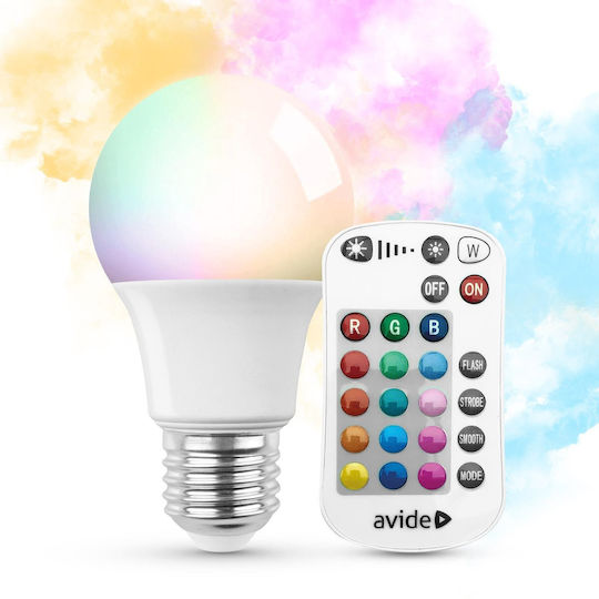Смарт крушка LED 9.7W за фасунга E27 и форма A60 RGBW 806лм Димируем