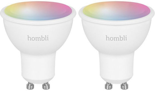 Hombli Смарт крушка v2 LED 5W за фасунга GU10 RGB