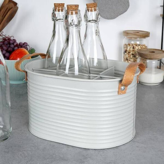 Excellent Houseware Solsbery Champagners Simple Albă Cu Dimensiuni 17.5x14x24.5cm