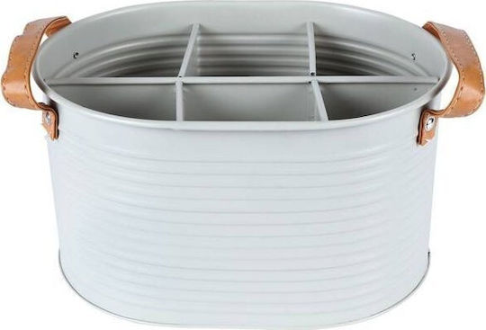 Excellent Houseware Solsbery Champagners Simple Albă Cu Dimensiuni 17.5x14x24.5cm