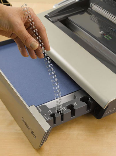Fellowes Galaxy Wire Bookbinder Machine for Spirals for Maximum 130 Sheets 5622401