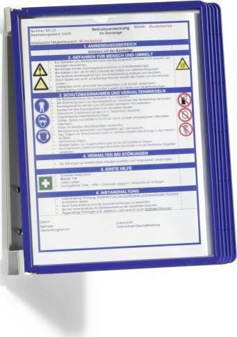 Set de 5 rame de buzunar pentru informații durabile A4