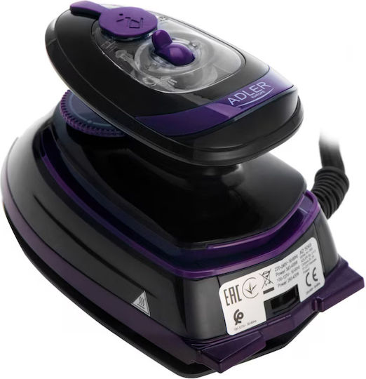 Adler Steam Travel Iron 420W with Ceramic Plate