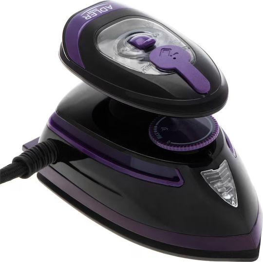 Adler Steam Travel Iron 420W with Ceramic Plate