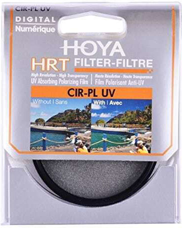 Hoya Circular Polarizing HRT Filter CPL 55mm for Camera Lenses