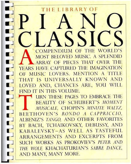 AMSCO Publications The Library of Piano Classics за Пиано