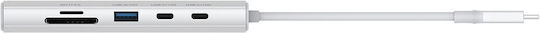 D-Link USB 3.2 10 Port Hub with USB-C Connection Ethernet White