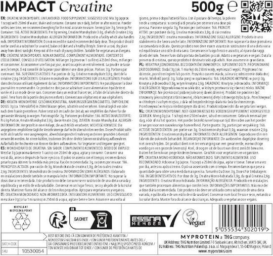 Myprotein Impact Creatine 500gr