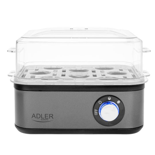 Adler Βραστήρας Αυγών 8 Θέσεων 800W Γκρι
