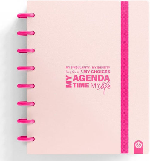 Carchivo Planner Ingeniox A5 160 Pages Pink Pastel & Neon Pink Carchivo