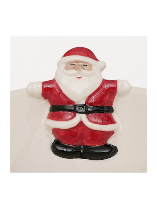 Artekko Christmas Bowl Ceramic White D12cm.