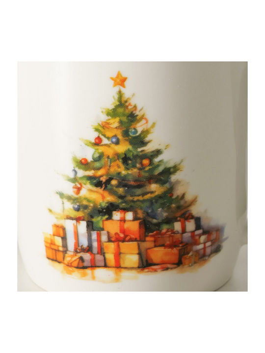 MSA Christmas Mug Green D8.5cm.