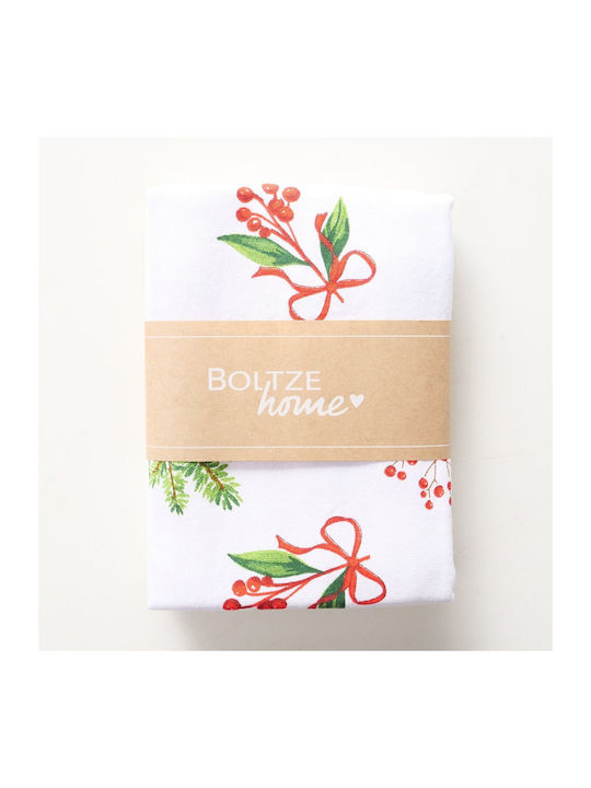 MSA Christmas Tablecloth Runner Fabric Red L140xW40cm.