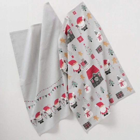 Boltze Set Christmas Towels Fabric L70xW50cm. 2pcs