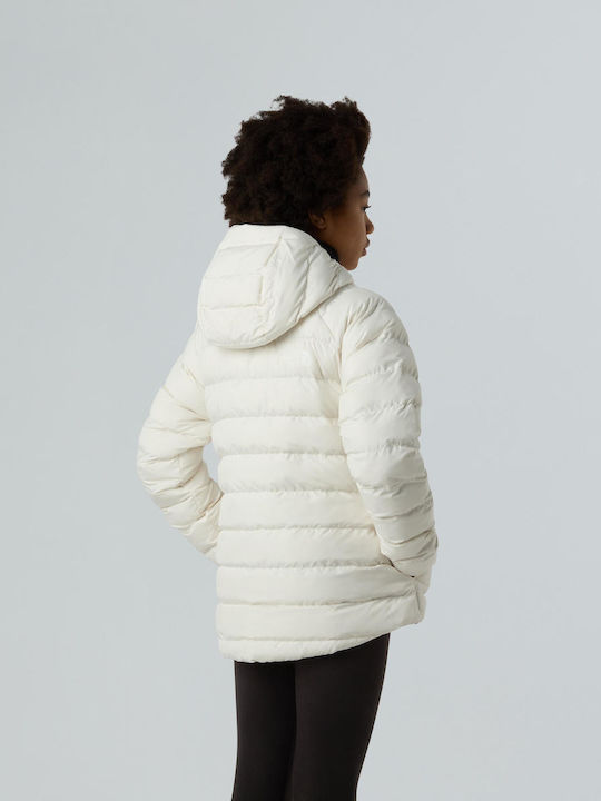 Kids' Sports Jacket Double Sided with Hood White