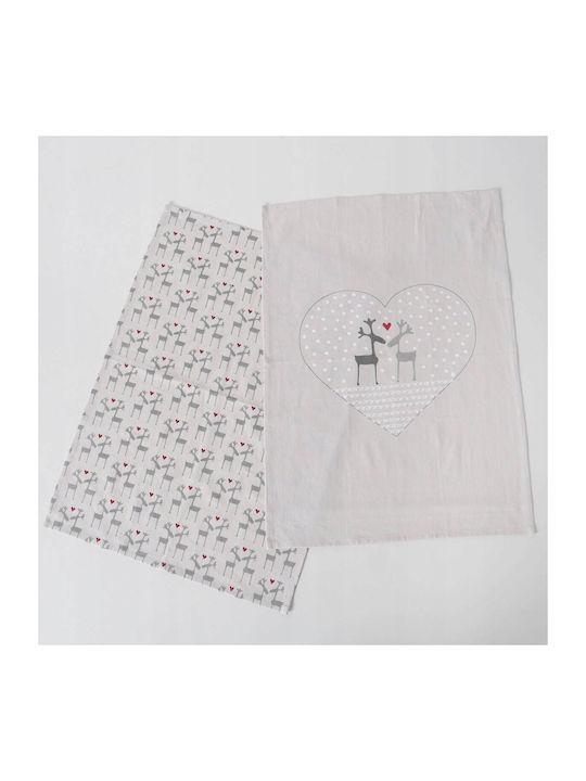 Boltze Set Christmas Towels Fabric L70xW50cm. 2pcs