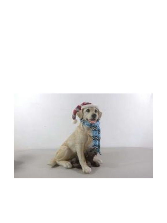 Iliadis Christmas Plastic Figure Doggy Gray Height 29cm