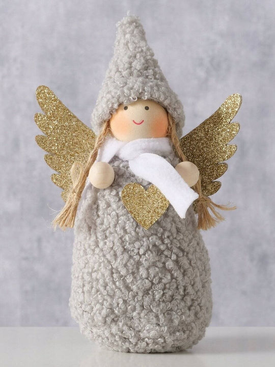 Figoura Boltze Home Figur Amia Engel Weiche Kleidung Höhe 16 cm