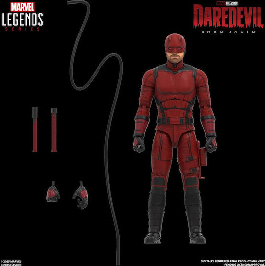 Hasbro Marvel Daredevil Wiedergeboren Action-Figur Höhe 15cm in Maßstab 1:11