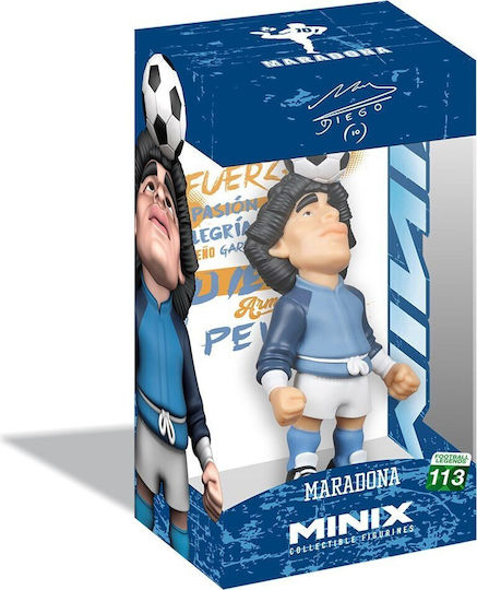 Football Legend Minix Maradona Life Is Life Warm Up #113 Figure Statue 12cm