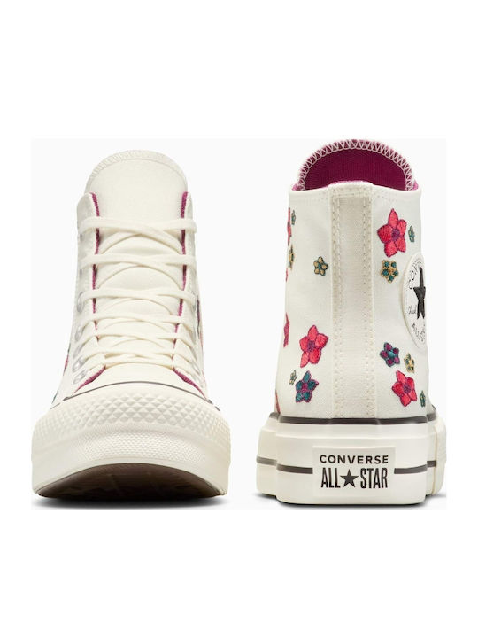 Chuck Taylor All Star Flatforms Sneakers Beige