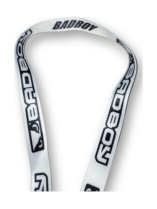 Keychain Neck Strap Badboy Logo Trn Lanyard White Black
