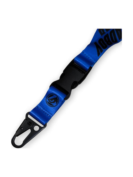 Bad Boy Logo Safebreak Neck Strap Keychain 50 Cm Blue Black