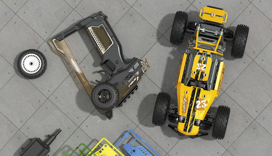 Amewi Oldschool Радиоуправляемо Автомобил Бъги 2WD Жълт