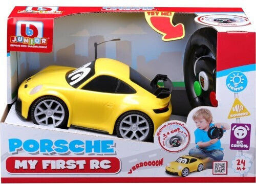 Bburago Junior My First R C Τηλεκατευθυνόμενο Αυτοκίνητο Κίτρινο