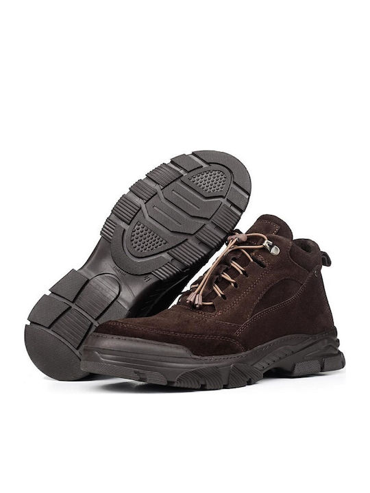 Wildleder Braun Herrenstiefel
