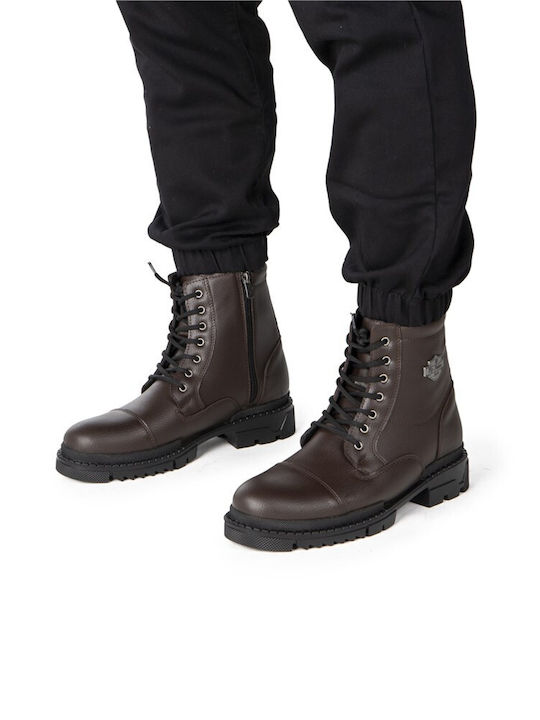Piele Negru Ghete barbati