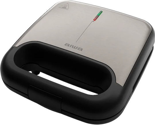 Aiwa Τοστιέρα για 2 Τοστ 1500W Γκρι