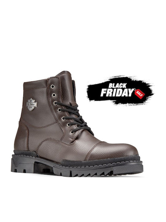 Piele Negru Ghete barbati