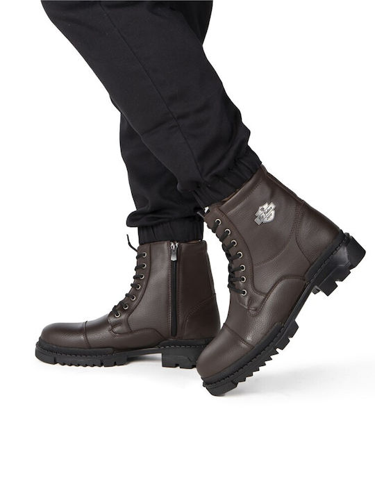 Piele Negru Ghete barbati