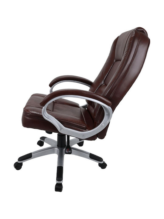Dream House Executive Office Chair with Brown Recline