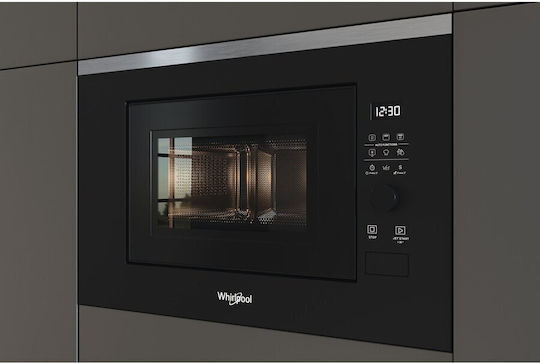Whirlpool Eingebauter Mikrowellenherd mit Grill 20Es Schwarz