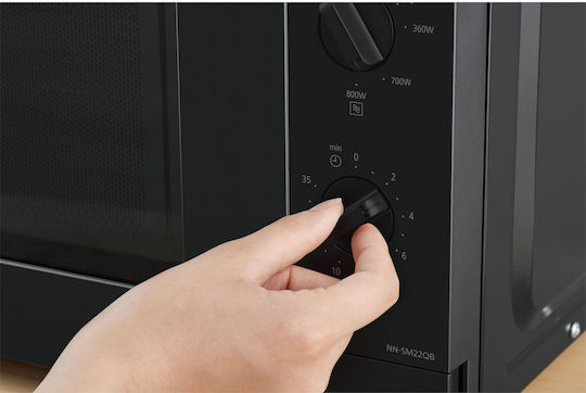 Panasonic Φούρνος Μικροκυμάτων 20lt Μαύρος