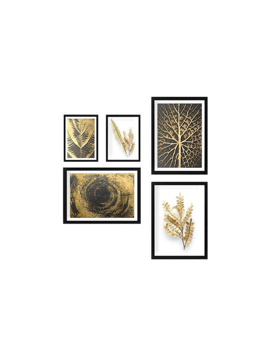 Pakketo PWF-0488 Fivefold Painting Wooden 34x44cm