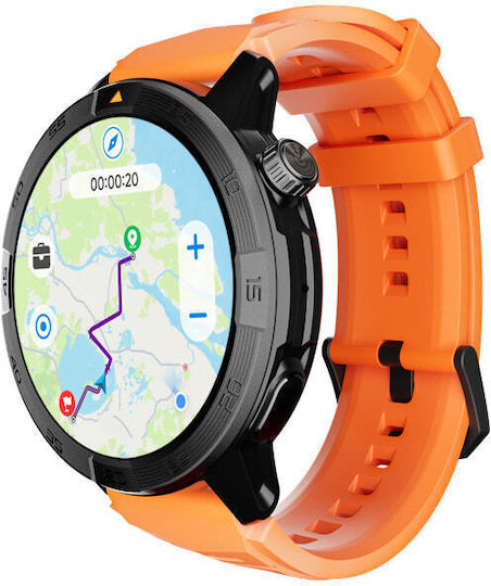 AGM Legion Pro Αδιάβροχο Smartwatch με Παλμογράφο (Μαύρο)