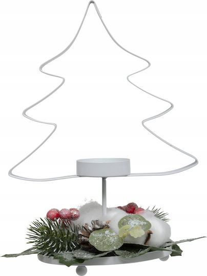 Atmosphera Christmas Metallic Candlestick