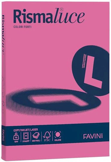 Favini 200 Φύλλα Rismaluce 140g/m2 Κυκλάμινο 58 21x29,7 A4