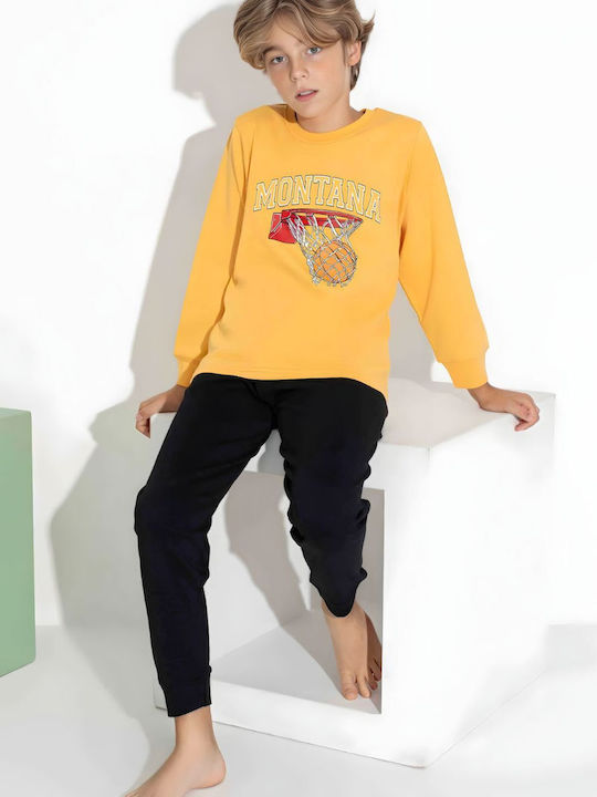 Tarik Kids' Pajamas Winter Yellow
