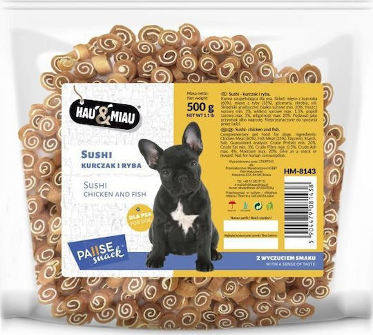 Hobby Leckerli für Hunde Rohrform mit Huhn und Fisch 500gr