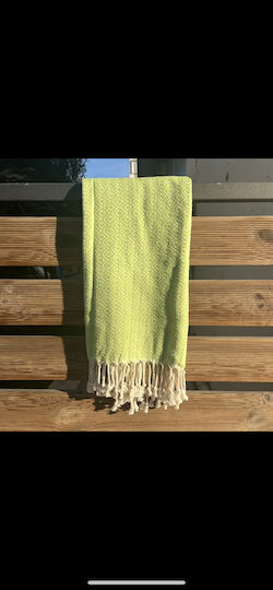 Pestemal Beach Towel Cotton Green 180x100cm.