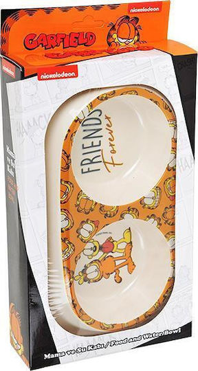 Kunststoff Schalen Futter für Hund & Katze 2x 250ml Mehrfarbig
