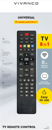 Vivanco Telecomandă Universală pentru TV 8018417507700