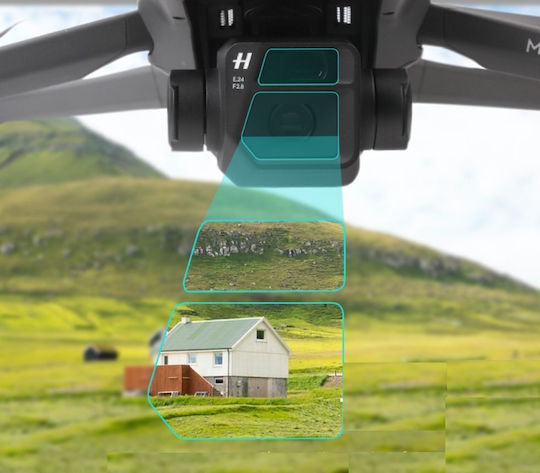 Sunnylife 2 Τεμ Γυάλινα Καλύμματα Φακών Dji Mavic 3 Drone M3-bhm121-1 9708291 5904647802254