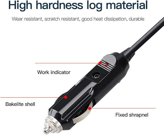 Car Cigarette Lighter Adapter for Car Motorcycle Truck Boat 12v-24v Cable 120cm Maxeed 7015