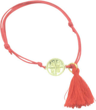 Makwedding Christening Charm Bracelet Orange 25 Pieces