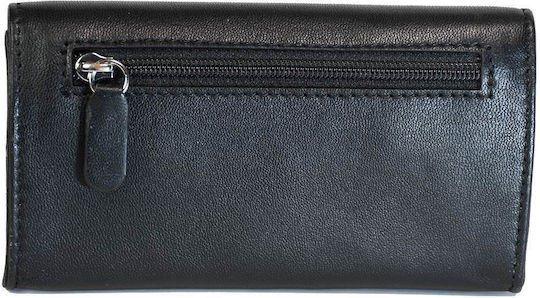 Ginis Leather Tobacco Pouch With Snap Closure Durable Black